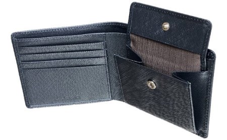 LUEGO Grace Hommeグレースオム 二つ折り財布（ネイビー） F2Y-3291
