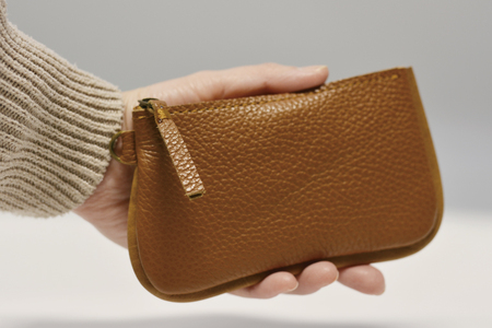 コインケース カードケース キャメル AX133-7