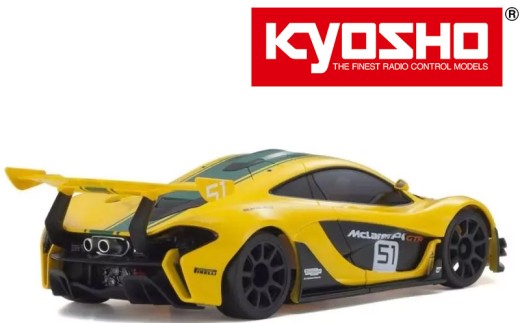 ミニッツRWD MR04 r/s McLaren P1 GTR Yellow/Green 【32375YG】 ／ ラジコン R/Cカー マクラーレン レディセット 競技 贈り物 プレゼント 京商 KY