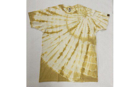 漆染めTシャツ　 タイダイ　Sサイズ	