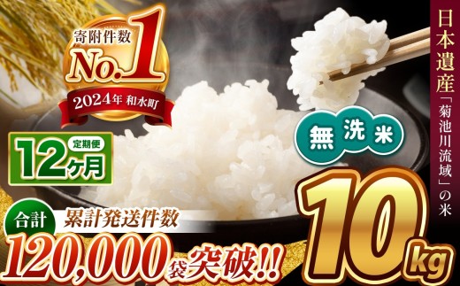 【 新米予約 】【 定期便12回 】令和8年産 熊本県産 ほたるの灯り 無洗米 10kg | 小分け 5kg×2袋 単位 5kg 10kg 15kg  20kg 25kg 30kg 熊本県 熊本 くまもと 和水町 なごみ 訳あり 規格外 不揃い 単一米 単一原料米 ブレンド 複数原料米 こめ 米 ごはん 銘柄米 日本遺産 返礼品 無洗米 独自ブレンド