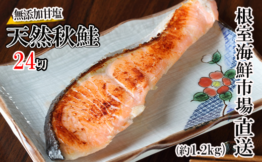 
                  A-14006 無添加甘塩天然秋鮭切身4切×6P(計24切、約1.2kg)
                