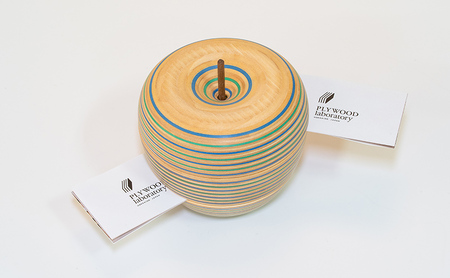 木製 メモスタンド ringo bl ブルーグリーン ウッドデザイン賞受賞 ペーパーウッド メモ スタンド おしゃれ かわいい デスク用品 事務用品 雑貨 文房具 日用品 置物 インテリア 北海道 芦別市