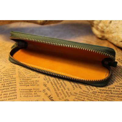 ふるさと納税 栗東市 蹄鉄付きラウンドファスナーペンケース (グリーン) |  | 02