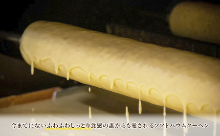北海道 富良野市 ソフト バウムクーヘン S×1 スイーツ デザート 道産 ケーキ【Haus Von Frau Kurosawa】(お菓子 スイーツ デザート お祝い おやつ 贈り物 ギフト 甘い 手