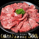 【ふるさと納税】 極和王シリーズ くまもと黒毛和牛 赤身カルビ焼肉 500g A4-A5 ランク 赤身 スライス 国産牛 和王 黒毛和牛 和牛 牛 牛肉 お肉 肉 国産 熊本県産 冷凍 送料無料