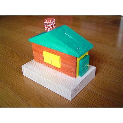 ふるさと納税 川崎町 貯金箱A(無塗装・コイン用)