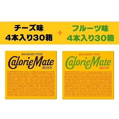 ふるさと納税 那賀町 「大塚製薬」カロリーメイトブロック　フルーツ味30箱・チーズ味30箱　計60箱