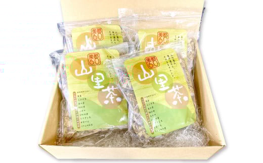 自然の恵み 美都60山里茶 ティーバッグ式　20パック×4袋セット【お茶 茶 ティーバッグ 20パック 4袋 セット 計80パック ブレンド アイス ホット 飲料 ティーパック 茶葉 ギフト 贈答 贈り物】