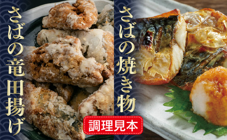 ＜訳あり＞骨取り無塩 さば切身(7切れ) 小分け 魚 冷凍 【AW-49】【丸正水産】