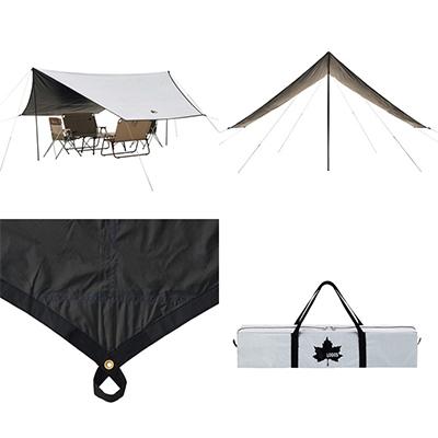 ふるさと納税 城陽市 ソーラーブロック ヘキサタープセット M　アウトドアやBBQで紫外線をカット!71809036 |  | 02