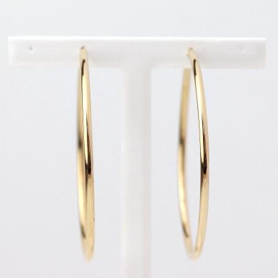 ふるさと納税 山梨市 K18フープピアス直径5cm・太さ2mm |  | 01