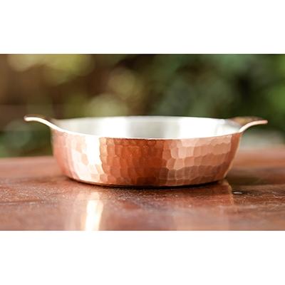 ふるさと納税 京都市 【八木庖丁店】手打ち銅製　グラタン皿(12cm) |  | 01