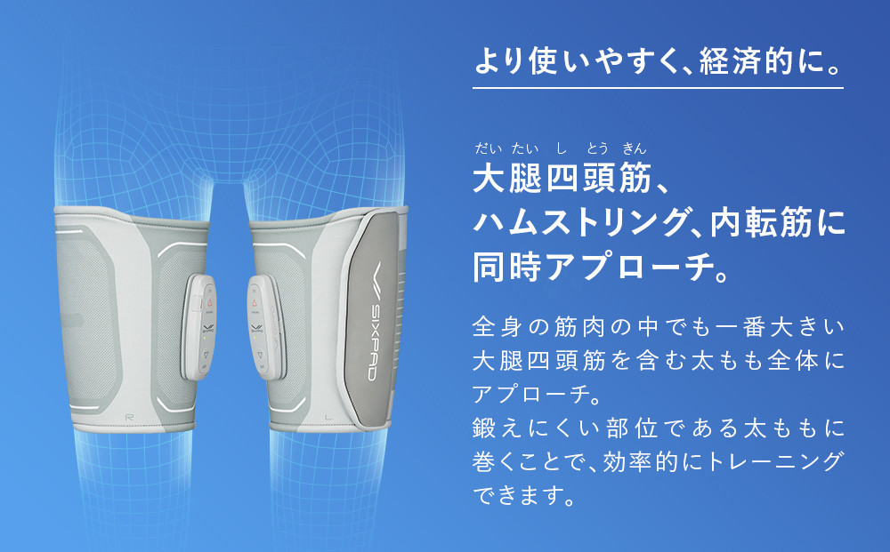 ＼限定寄附額／ SIXPAD Medical Core【Sサイズ】＋ SIXPAD Leg Belt 2【S-Mサイズ】セット| 新生活 シックスパッド メディカルコア レッグベルト2 EMS トレー