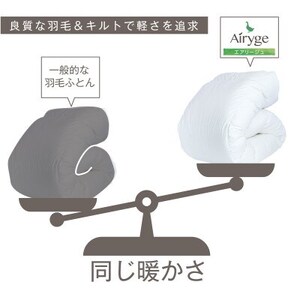 [春・秋用]究極に軽く、蒸れない羽毛ふとん (シングルロングサイズ)150×210cm(HVG)【1640440】