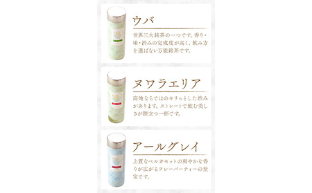 セイロン紅茶専門店MISTYWICK紅茶のギフトセット　人気の茶葉50g×3缶セット《30日以内に出荷予定(土日祝除く)》