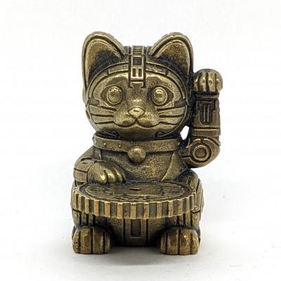 ふるさと納税 高岡市 福香 -FUKKA-　招き猫/MANEKINEKO　ゴールド　お香立て　