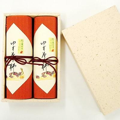 ふるさと納税 紀の川市 紀の川のゆず巻き柿190g×2本 |  | 02