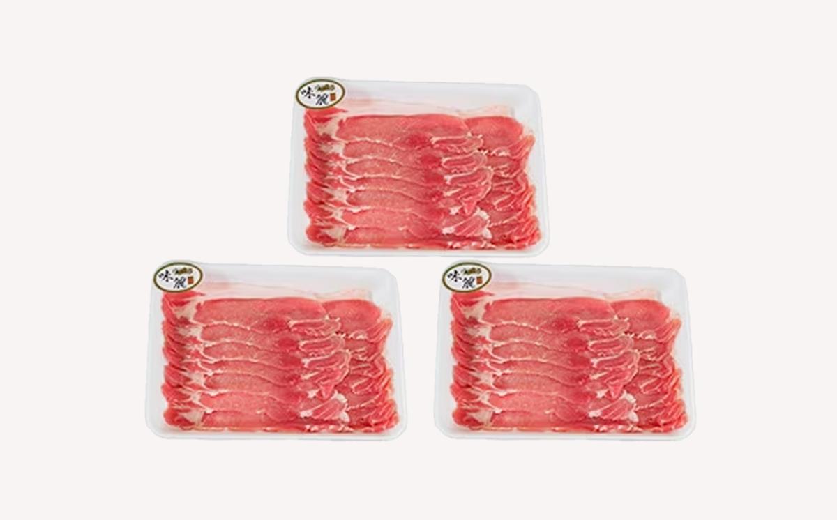 みらい豚 ローススライス 1.2kg ( 400g × 3パック ) 村下商事【 豚肉 豚 ぶた肉 ロース肉 ポーク 冷凍 銘柄豚 茨城県 つくば市 小分け 】