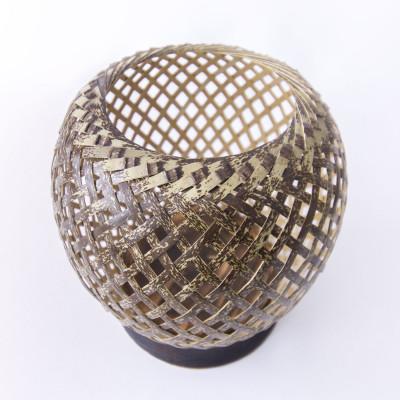 ふるさと納税 仁淀川町 竹細工 花器 〜渦紋(大)・虎斑竹〜 |  | 01