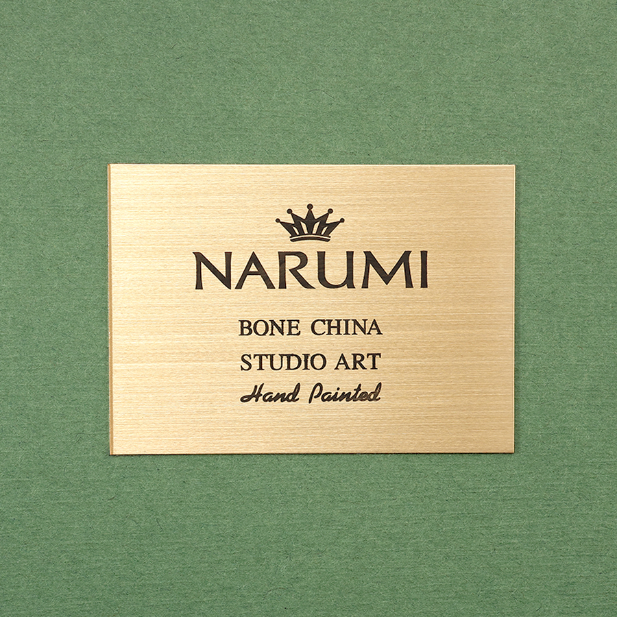 ＜NARUMI＞ハンドペイント　陶額（ニュー・ドーン＝バラ）