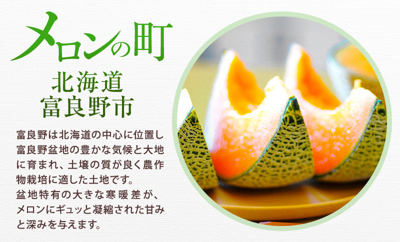 ＜2026年発送＞富良野メロン (赤肉) 秀品 TAIYO NO SHIZUKU 太陽の