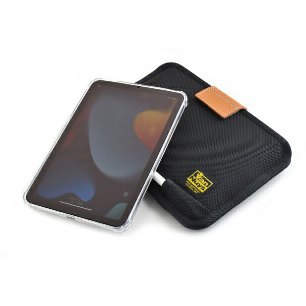 【ふるさと納税】iPad mini6用薄型キャリングケース＜Apple Pencilホルダー付き＞　アイパッド ミニ 専用 iPadmini用 ブラック キャメル バンナイズ VanNuys