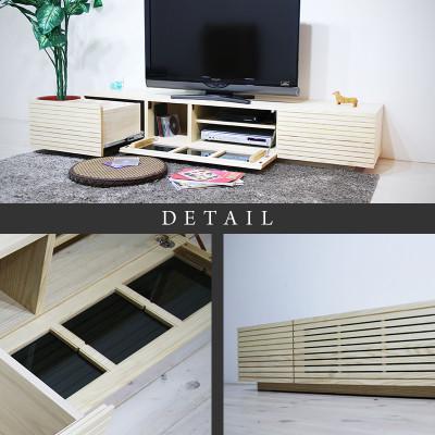 ふるさと納税 大川市 【大川家具】無垢材　テレビボード　風雅　ローボード　幅1800【設置付き】ホワイトアッシュ |  | 02