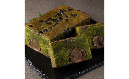 京都きよ泉の渋皮栗抹茶ケーキ(約450g)×1本（宇治 抹茶スイーツ