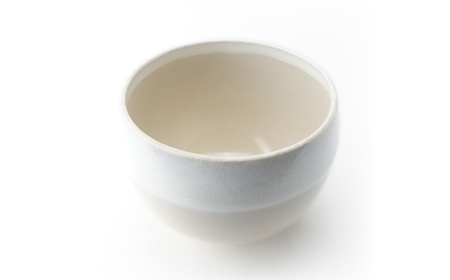 【波佐見焼】Folk Design ラウンドボウル 白釉白唐津流し 1点【玉有】[IE45]