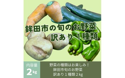 鉾田市旬のお野菜 訳あり（2kg）