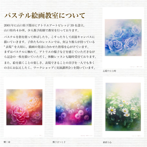 ポストカード 10種 セット 花 シリーズ ( はがき 絵葉書 葉書 オリジナル作品 アート 芸術 パステル画 イラスト 雑貨 インテリア ギフト プレゼント 贈答用 贈り物 藤井元康 藤井由香 ポス