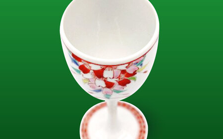 【山口政勝工房】さくら絵 ワイングラス[UBW008]