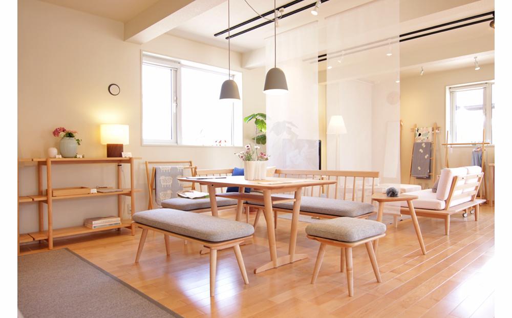 旭川家具　コサイン　ワゴンシェルフ　ウォルナット 【 旭川家具 北海道 旭川市 木製 家具 コンパクト オープンシェルフ キャスター付き 棚 組み立て式 オープンラック 選べる樹種 シンプル ナチュラ