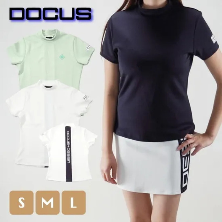 
            ゴルフレディースウェア Back Line Mock DCL25S001｜ゴルフ golf ゴルフ用品 スポーツ スポーツ用品 DOCUS ドゥーカス ギフト 贈答 景品 茨城県 古河市_FW08
          