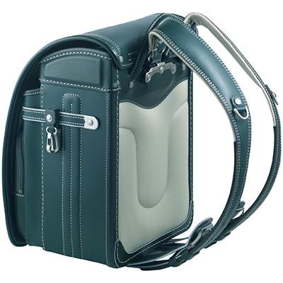 ふるさと納税 川口市 埼玉県川口市 天地堂のオリジナル 牛革ランドセル キューブタイプ プレミアム  カラー:グリーン |  | 01