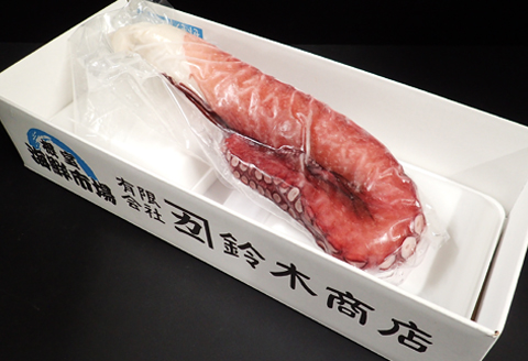 【北海道根室産】刺身用たこ足1本(1kg以上) A-11213