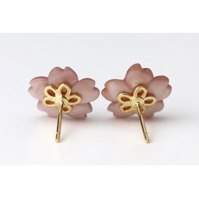 ふるさと納税 山梨市 K18桜ピアス |  | 03