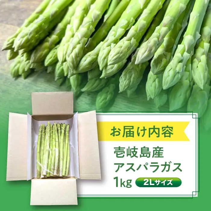 【お中元】【アスパラガス専門農家が作る！】壱岐産アスパラガス1kg(2Lサイズ)  ≪壱岐市≫【きたじま農園】 [JGI002]