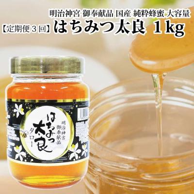 ふるさと納税 勝浦町 【定期便3回】はちみつ太良 1kg