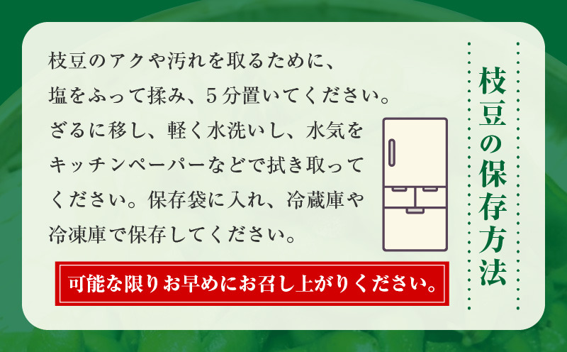【先行予約】畑から直送・朝採り黒枝豆1.8kg