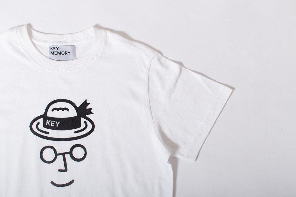 【1サイズ】【KEY MEMORY】Straw hat T-shirts WHITE