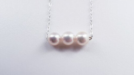 天使のブランコ、スウィングネックレス（K10WG）