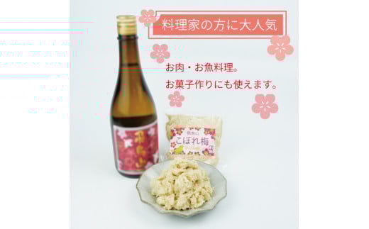 杉錦 純米 本みりん粕こぼれ梅 300g 5個 セット 味醂 調味料 発酵 食品 酒粕 本みりん 飛鳥山 麹  静岡県 藤枝市