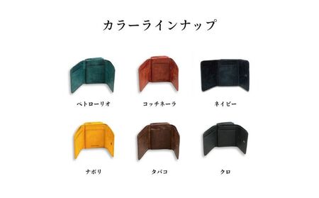 三つ折り財布 tino（ティノ）プエブロ ファッション小物 タンニン鞣し革 小銭入れ カード収納 プエブロレザー 経年変化 自然素材のみ ウォレット  タバコ