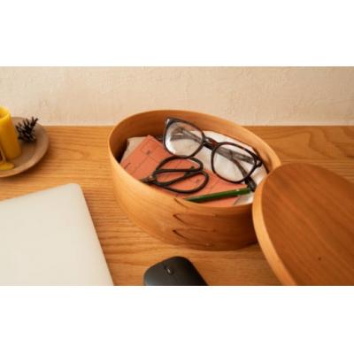 ふるさと納税 佐川町 【台数限定】家具職人の手づくりオーバルボックス<#4/中サイズ>　シェーカーボックス |  | 01