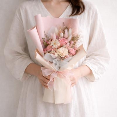 ふるさと納税 唐津市 For You|想いを手渡す 枯れない花束(ピンク) |  | 01