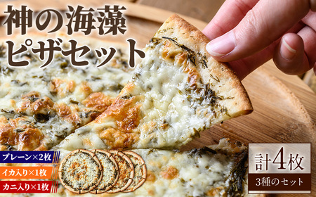 神の海藻ピザセット(計4枚×3種)