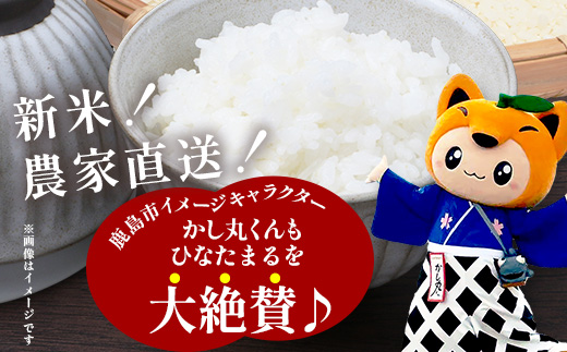 ひなたまる10kg(5kg×2)白米｜特別栽培米【ひなたまる 令和7年誕生 新ブランド米】【生産者直送】幸せと笑顔を届ける元氣のお米｜佐賀県特別栽培農産物｜化学農薬・化学肥料不使用｜新米 精米 有機肥