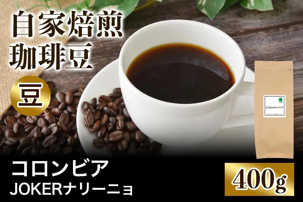 ★注文後に焙煎★自家焙煎珈琲豆 コロンビア JOKER ナリーニョ ラウニオン 中深煎り 400g【豆のまま】 [0403]